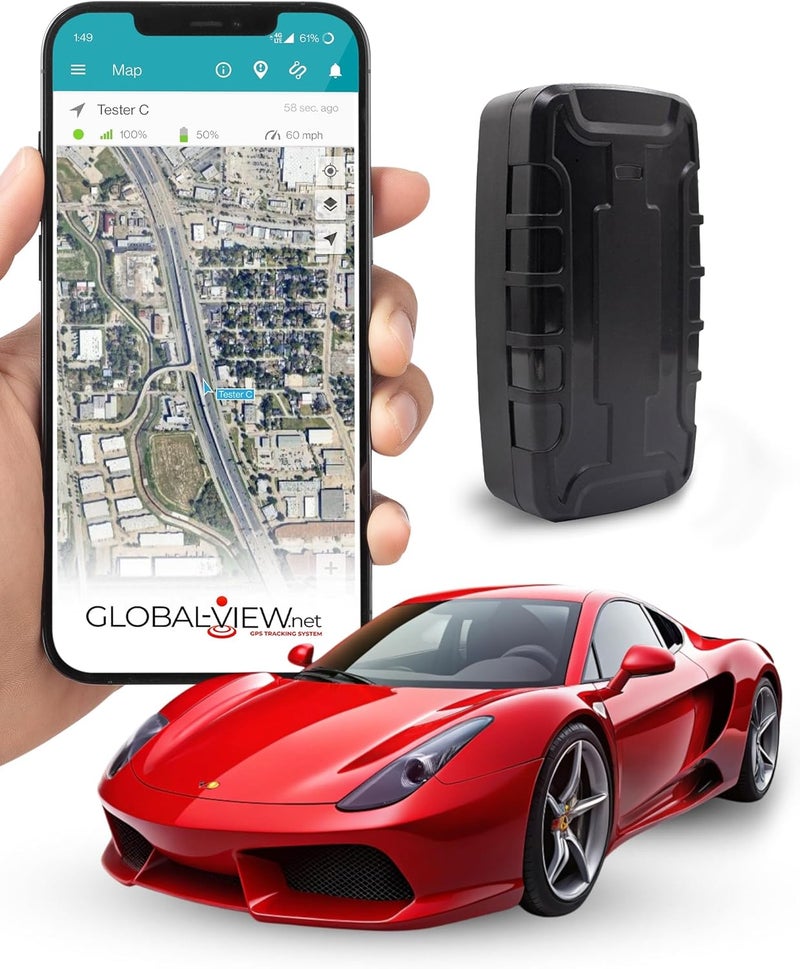 Global-View.Net Hidden Magnetic GPS Tracker (USA Tech) – Up to 6-Month Battery, Real-Time Tracking, Geofence & Speed Alerts, Subscription Required - Image 1